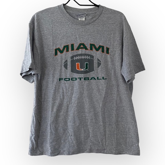 Foot Locker Other - Foot Locker University of Miami T Shirt Y2K 2000s Vintage Size Large Men’s
